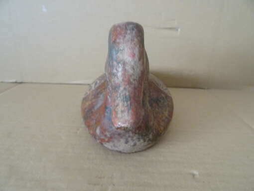 Antiek aardewerk beeld eend of lokeend 29cm