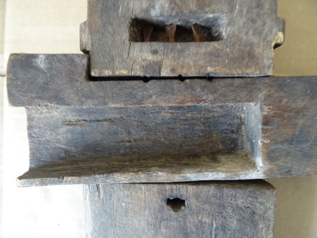 Houten sluis slot Dogon Mali 34cm - Afbeelding 12