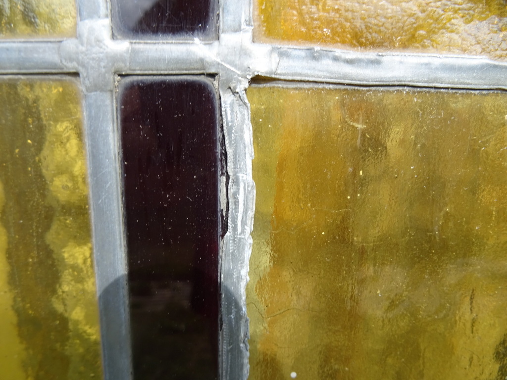 Collectie van 5 glas in lood kozijnen Bezorging mogelijk - Afbeelding 24