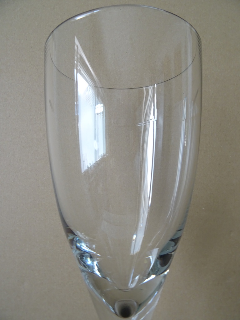 Alternative view of Mondgeblazen kristallen design vaas siervaas 58cm pronkstuk