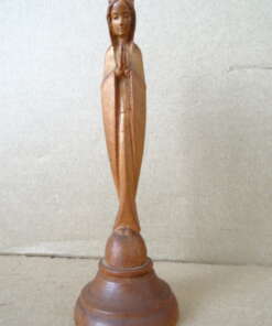 Houten Mariabeeldje 14cm volkskunst