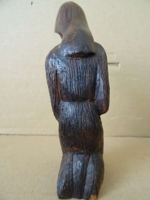 Houten Mariabeeldje 15cm volkskunst