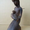 Houten Mariabeeldje 15cm volkskunst