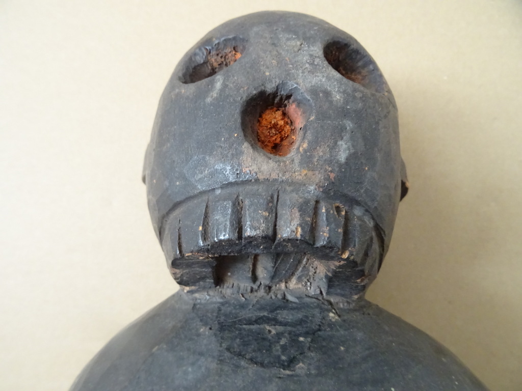 Occult masker met schedel en slang 44cm - Afbeelding 3