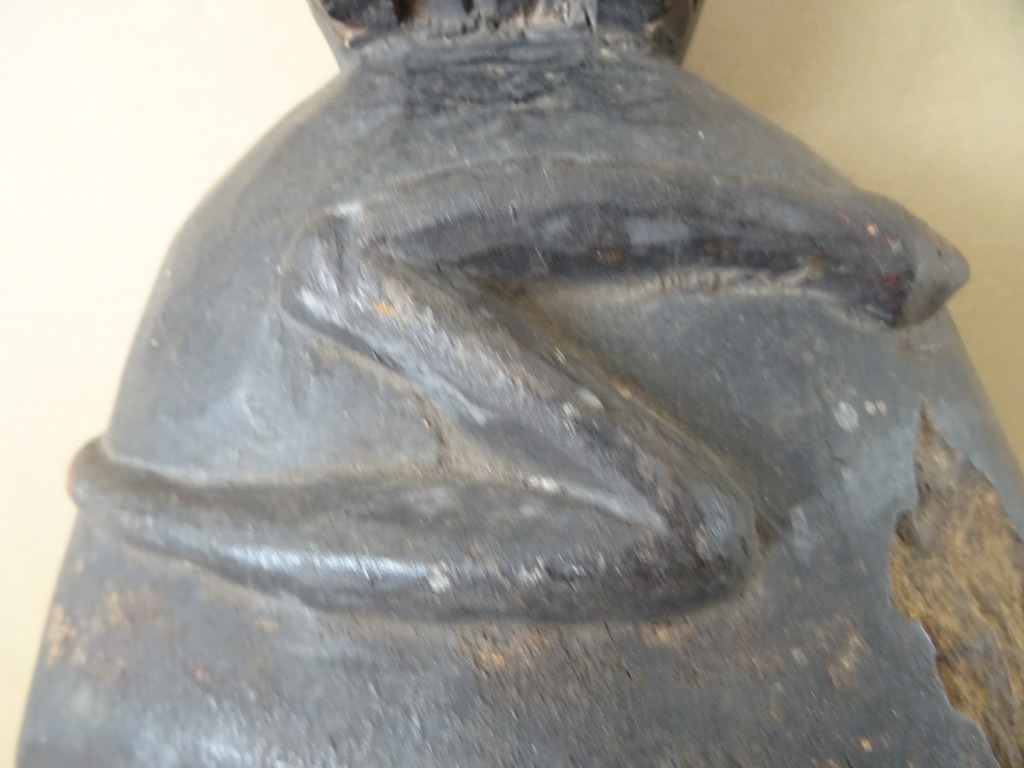 Occult masker met schedel en slang 44cm - Afbeelding 4