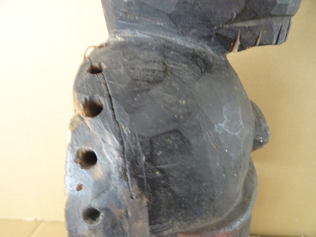 Occult masker met schedel en slang 44cm - Afbeelding 10