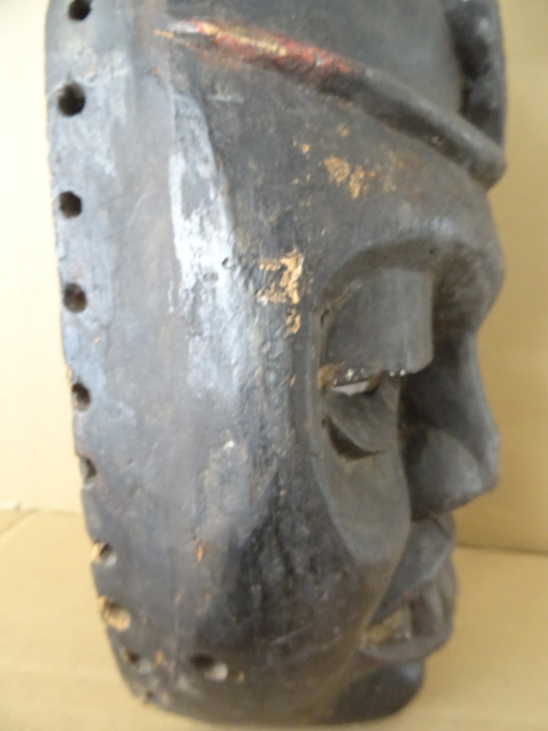 Occult masker met schedel en slang 44cm - Afbeelding 11