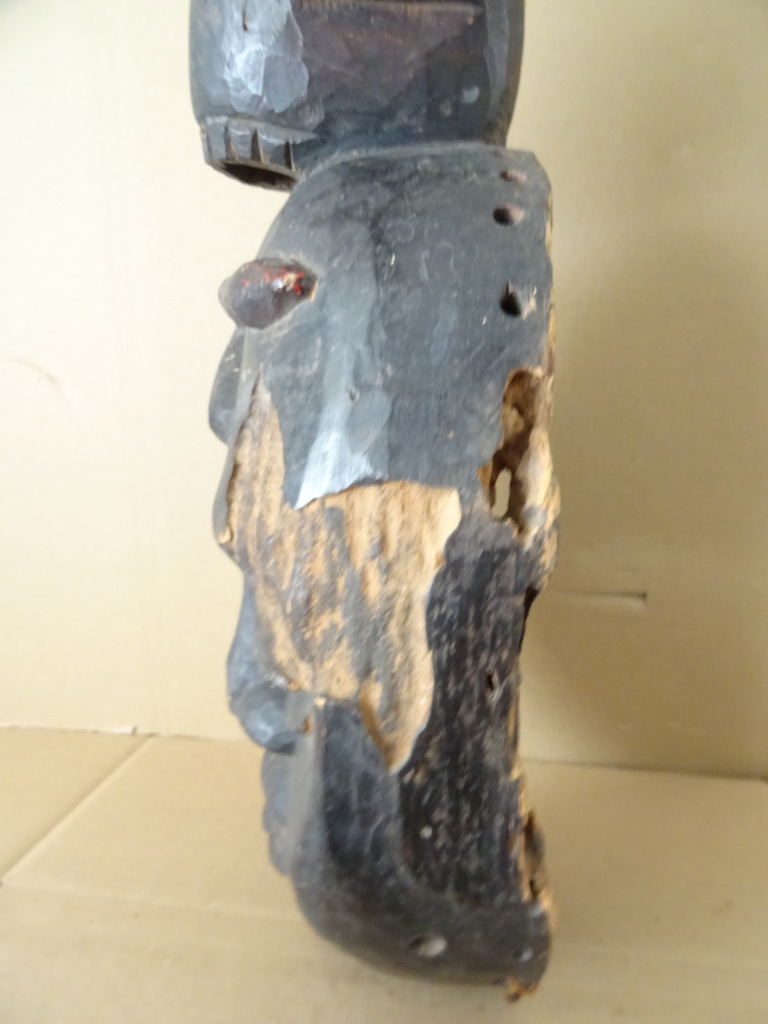 Occult masker met schedel en slang 44cm - Afbeelding 14