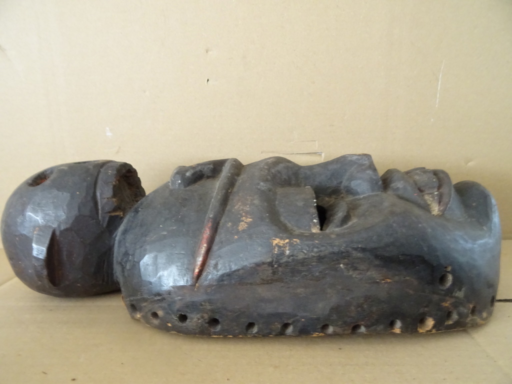 Occult masker met schedel en slang 44cm - Afbeelding 23