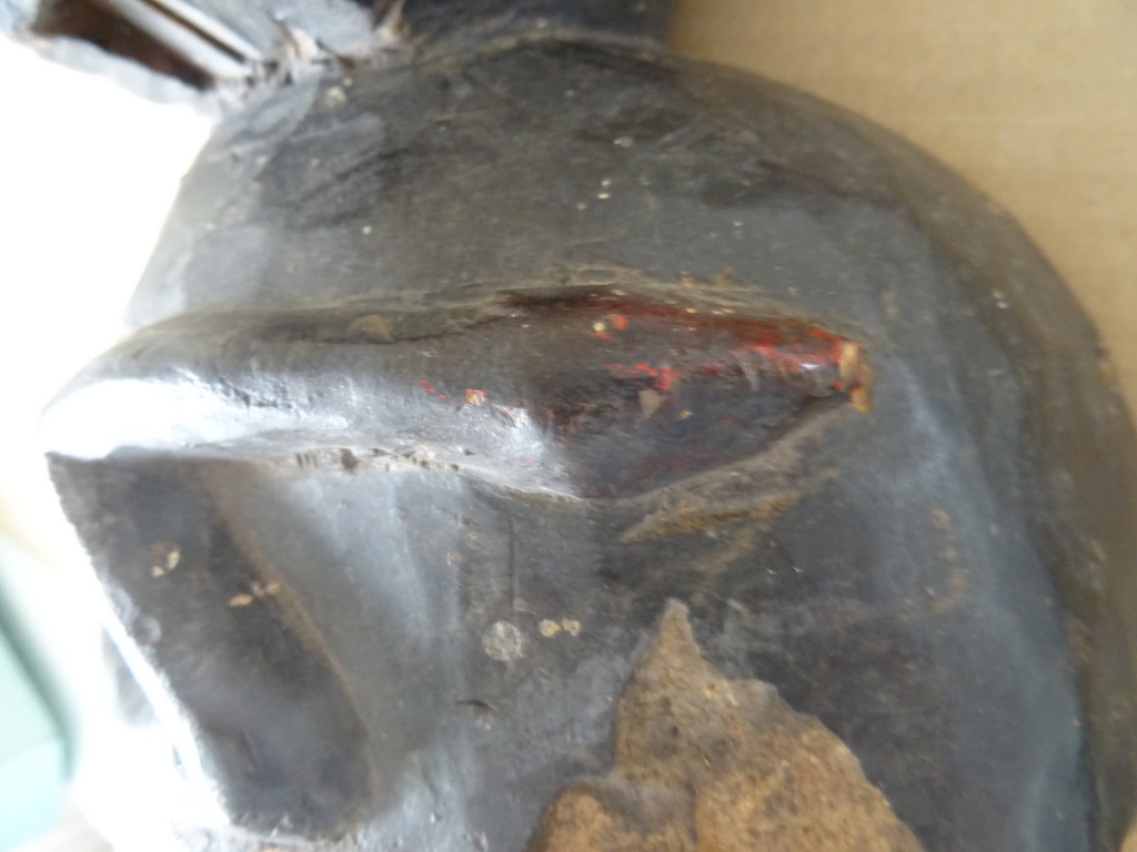 Occult masker met schedel en slang 44cm - Afbeelding 5