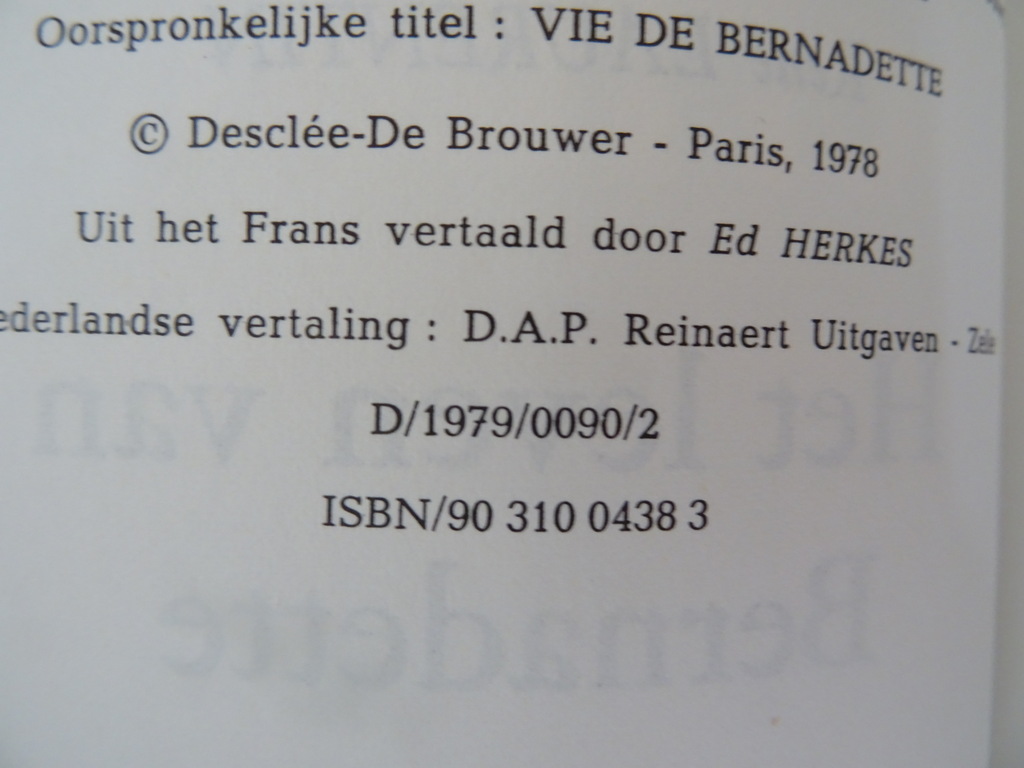 René Laurentin Het leven van Bernadette - Afbeelding 7