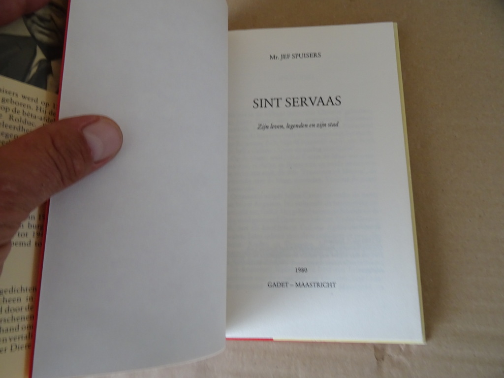 Mr. J. Spuisers Sint Servaas zijn leven legenden en zijn stad - Afbeelding 10