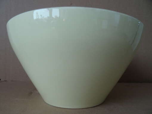 Pastel gele serveerschaal Royal Sphinx P. Regout