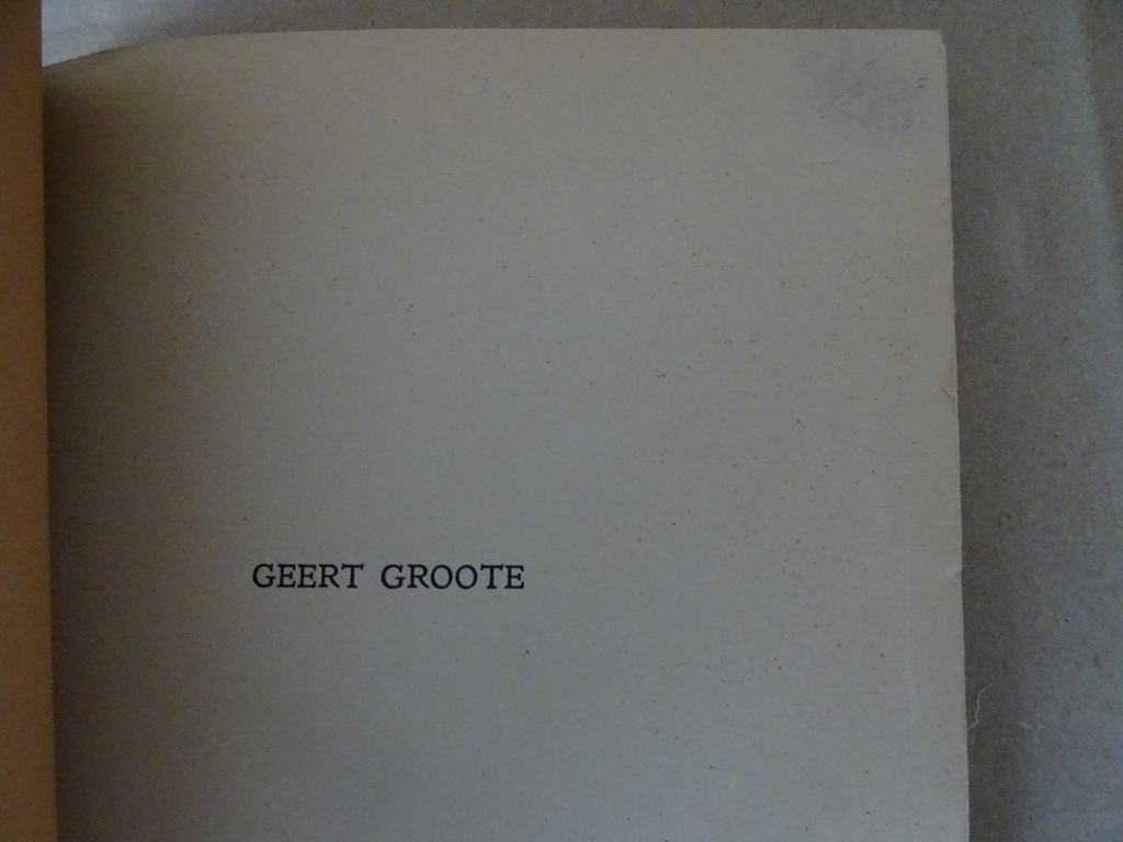 Geert Grootes geboortedag te Deventer herdacht 16 october 1940 - Afbeelding 5