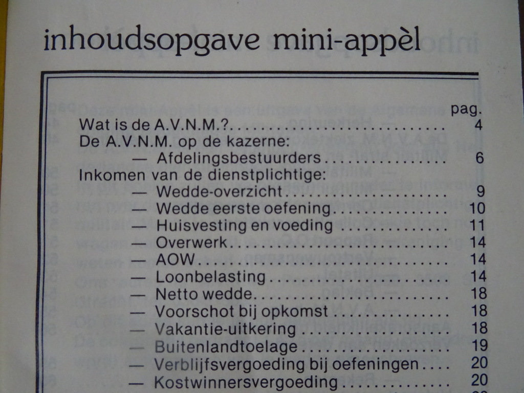 Mini-appèl een naslagwerkje voor de dienstplichtige - Afbeelding 6