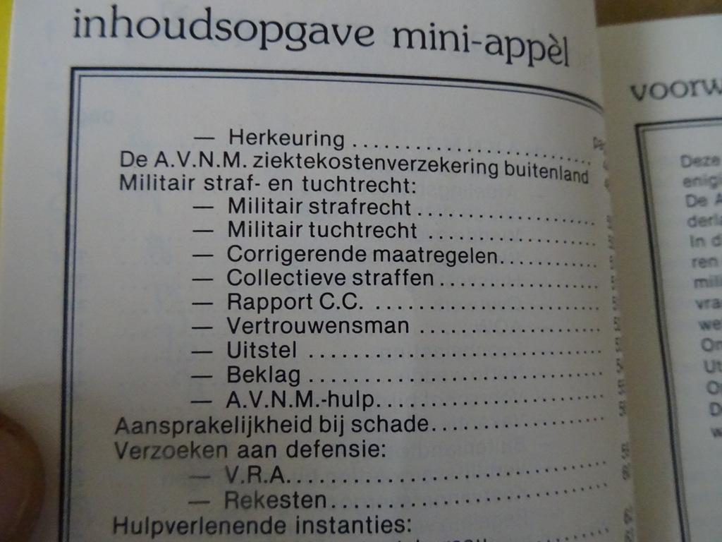 Mini-appèl een naslagwerkje voor de dienstplichtige - Afbeelding 10