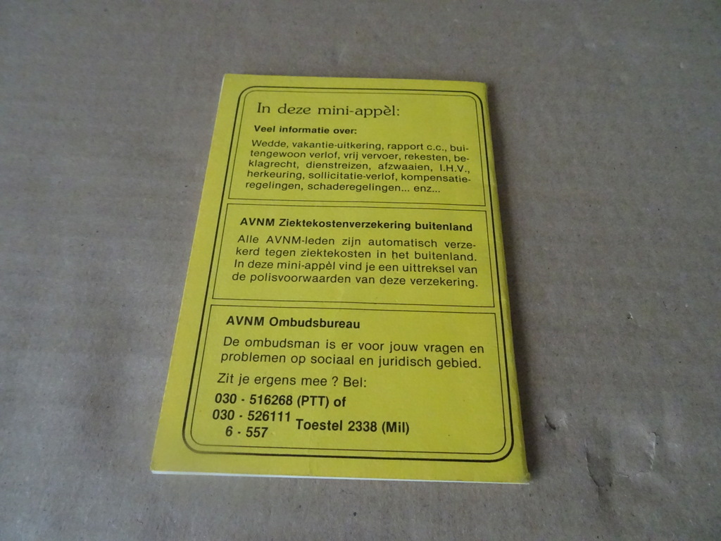 Mini-appèl een naslagwerkje voor de dienstplichtige - Afbeelding 18