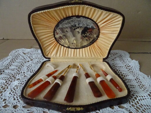 Antieke of vintage pedicure set