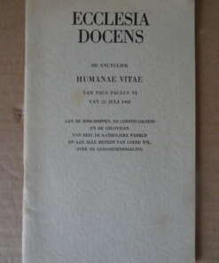 Ecclesia Docens de Encycliek Humanae Vitae van paus Paulus VI