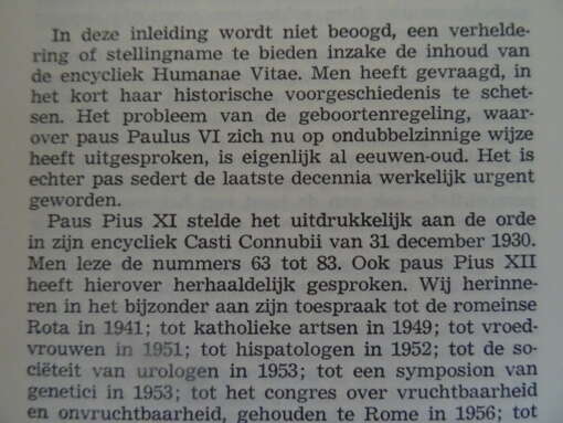 Ecclesia Docens de Encycliek Humanae Vitae van paus Paulus VI