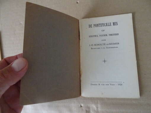 J. H. Scholte op Reimer De Pontificale Mis