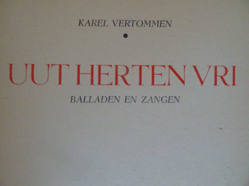 Karel Vertommen Uut herten vri - Afbeelding 7