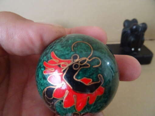 Chinese opiumpijp op standaard 55cm vintage