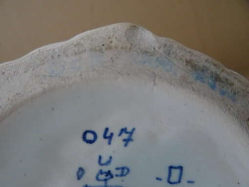 Delfts blauwe vaas Oud Delft 35cm