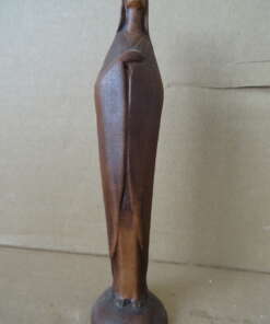 Aardewerk Mariabeeldje Art deco stijl 16cm