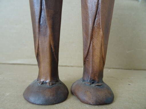 Aardewerk Mariabeeldje Art deco stijl 16cm