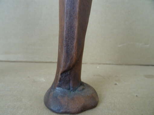 Aardewerk Mariabeeldje Art deco stijl 16cm