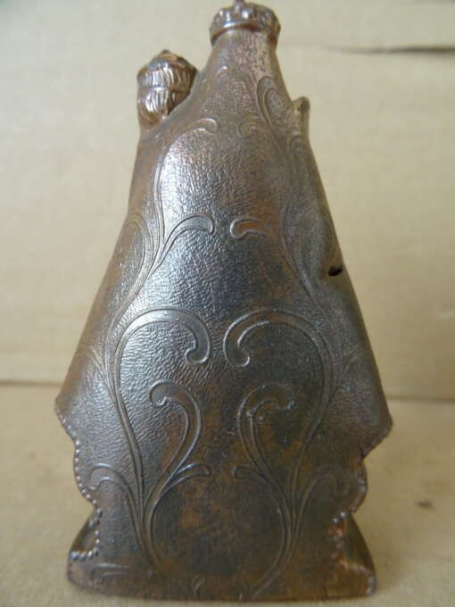 Antiek Mariabeeldje de Moeder Gods 9cm