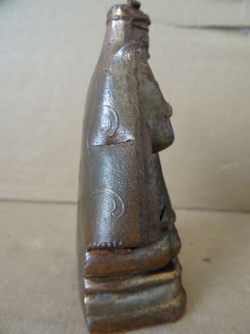 Antiek Mariabeeldje de Moeder Gods 9cm