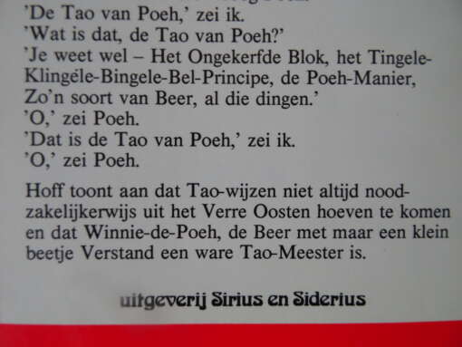 Benjamin Hoff Tao van Poeh
