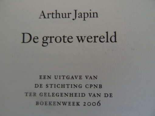 Arthur Japin De grote wereld