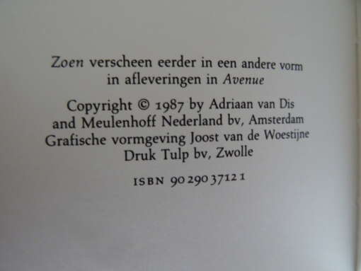 Adriaan van Dis Zoen