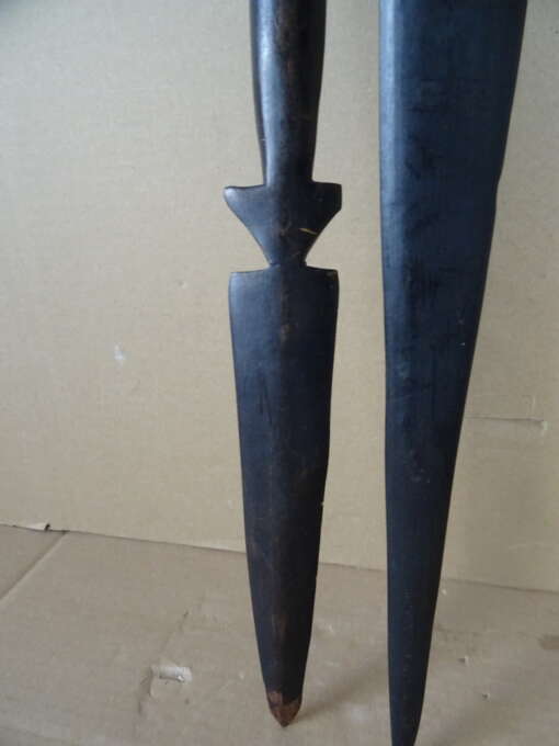 Houten speren 53cm en 93cm Dogon Mali