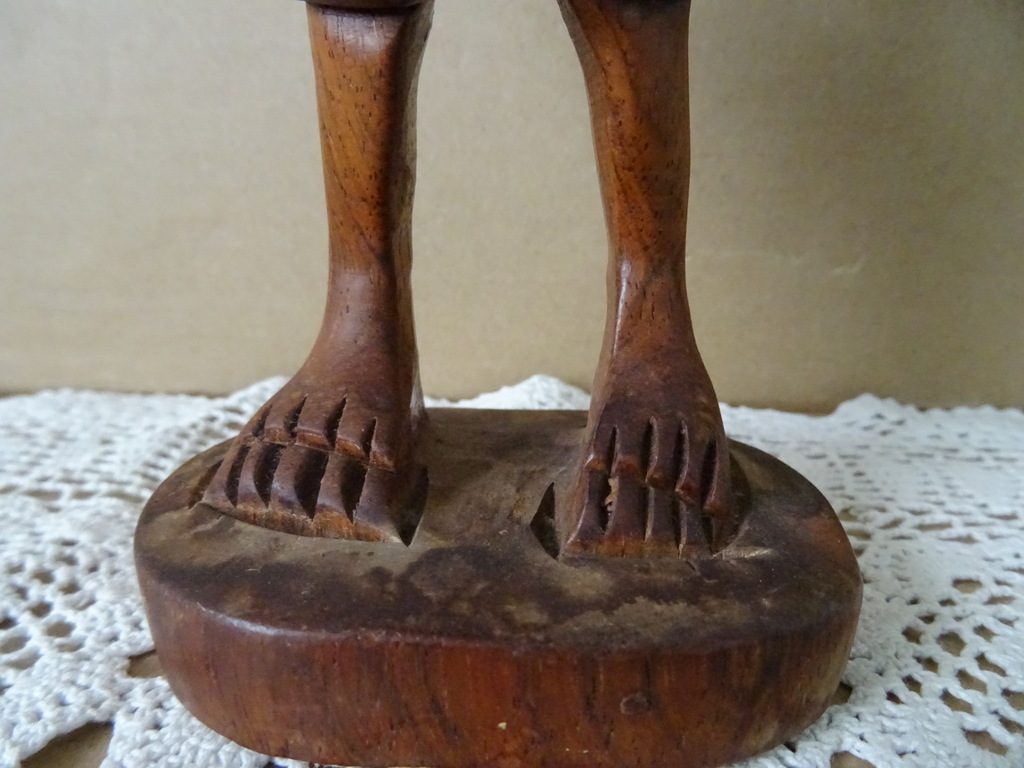 Inheems houten beeldje 19cm Congo of Papoea-Nieuw-Guinea - Afbeelding 5