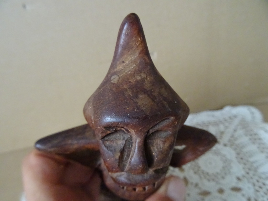 Inheems houten beeldje 19cm Congo of Papoea-Nieuw-Guinea - Afbeelding 13