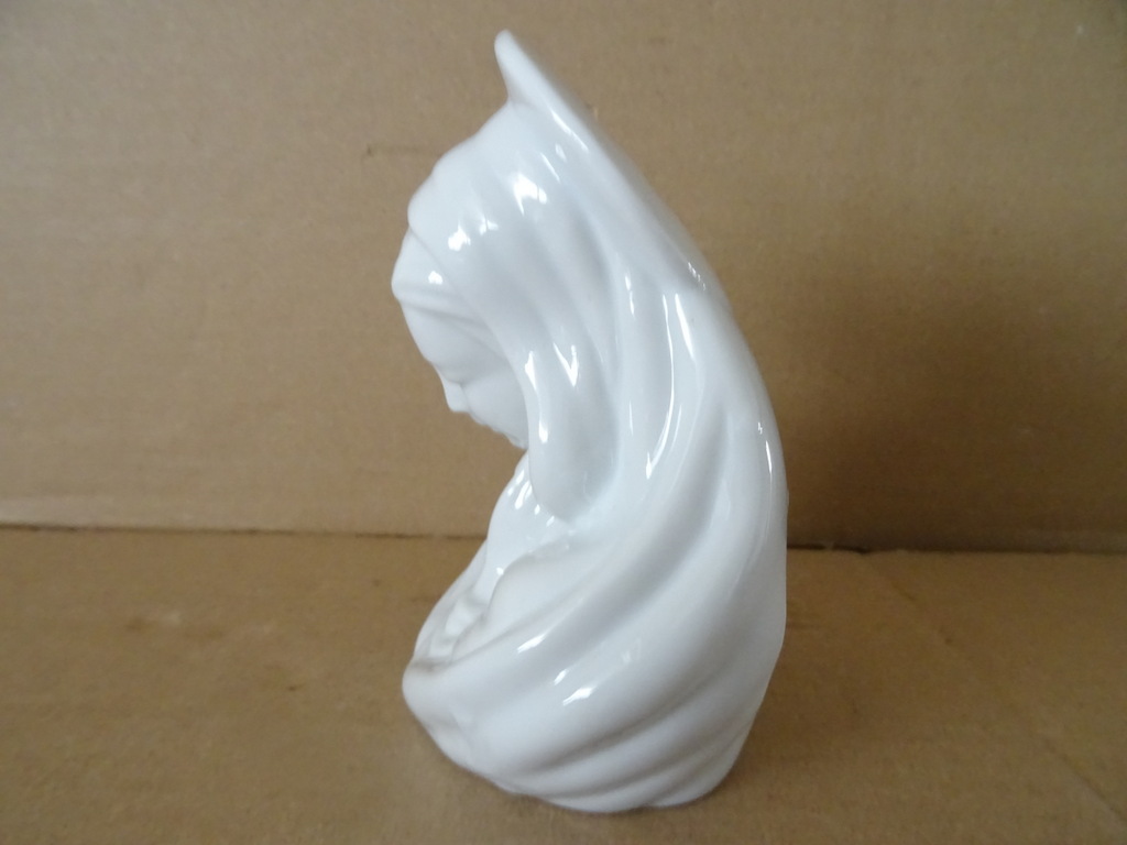 Porseleinen Mariabeeldje theelicht 12cm - Afbeelding 4