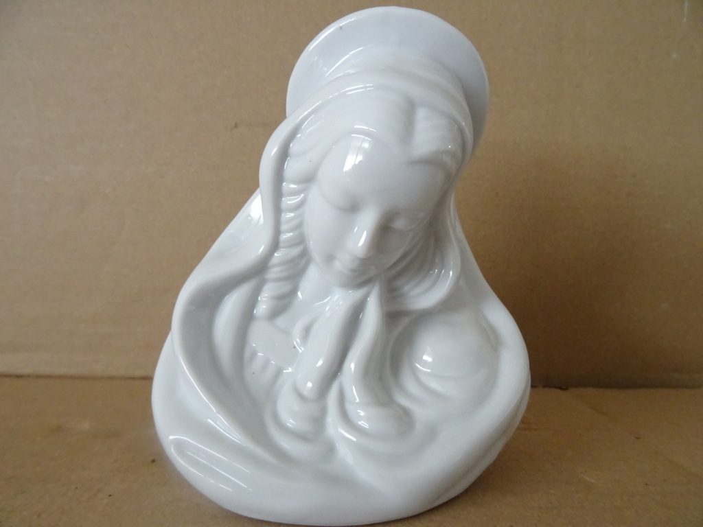Porseleinen Mariabeeldje theelicht 12cm - Afbeelding 10