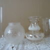 Antiek olielamp glas 9 euro per stuk