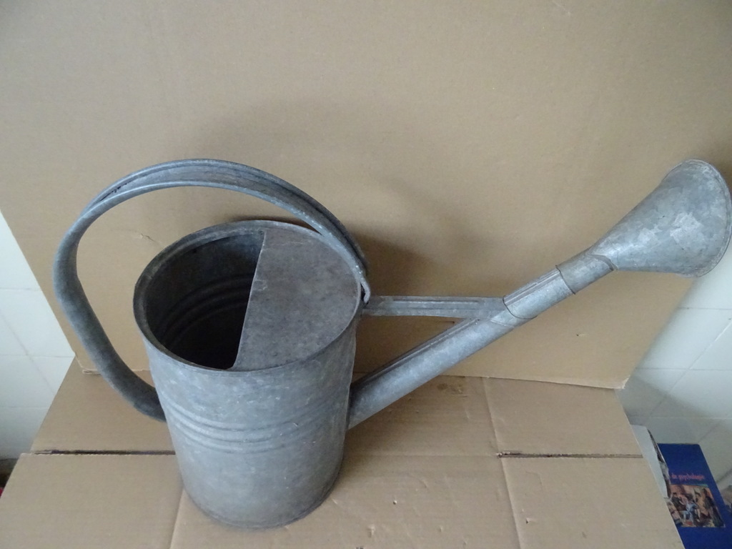 Grote zinken gieter vintage 44cm - Afbeelding 3