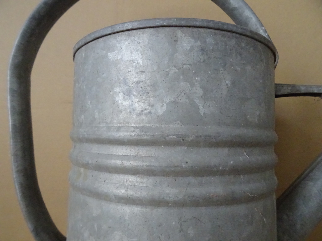 Grote zinken gieter vintage 44cm - Afbeelding 5
