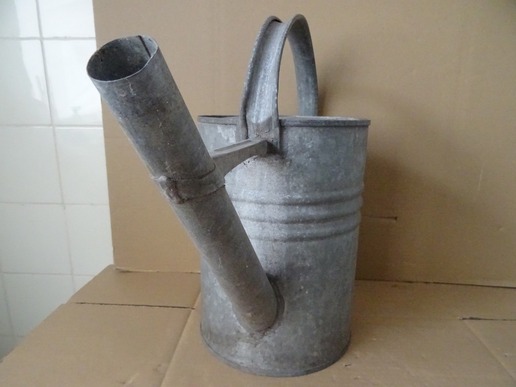 Grote zinken gieter vintage 44cm - Afbeelding 11