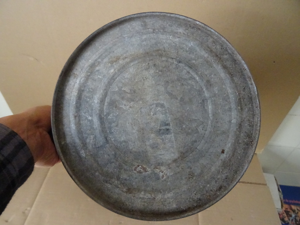 Grote zinken gieter vintage 44cm - Afbeelding 17