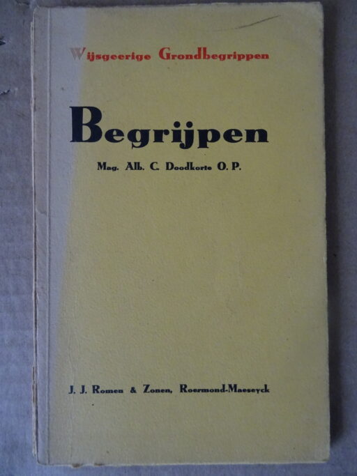 Mag. Alb. C. Doodkorte O.P. Begrijpen