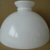 Antieke lampenkap voor olielamp opaalglas 35 cm