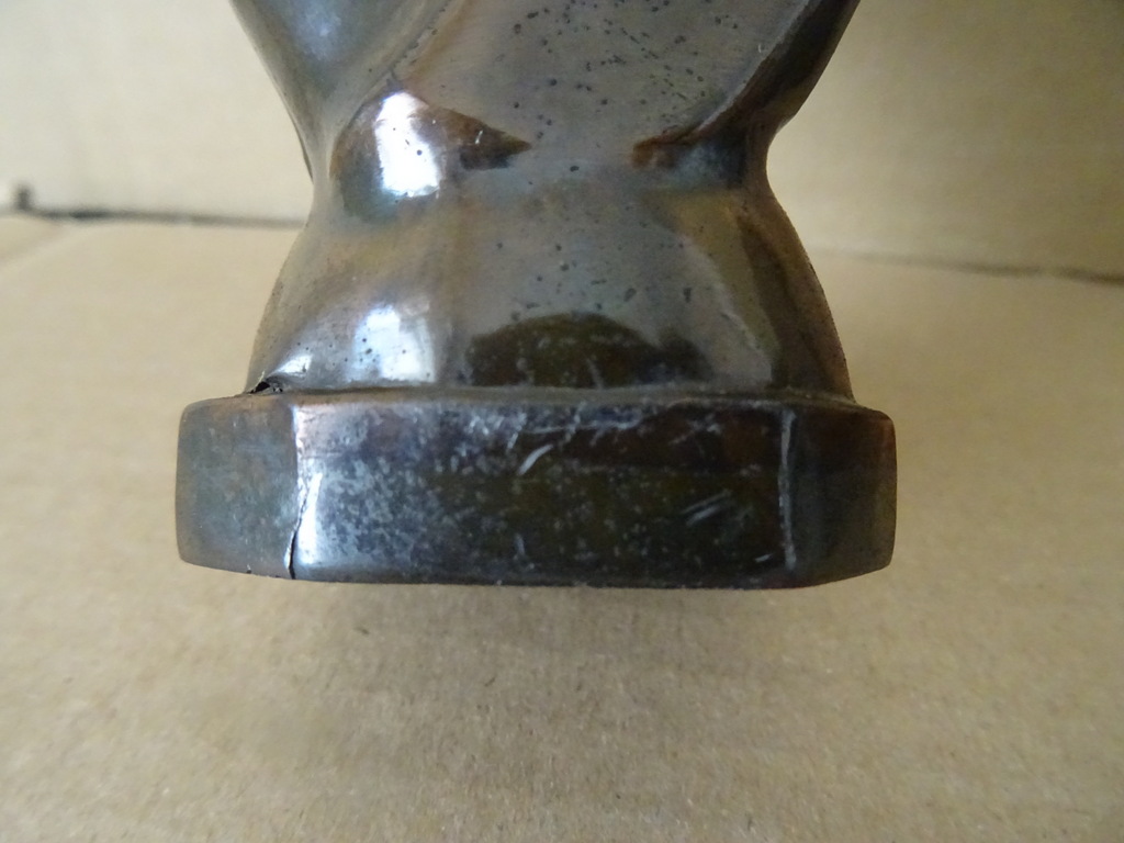 Antiek Jezusbeeld op console 22cm - Afbeelding 7