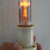 Vintage Godslampje met kruis 13cm